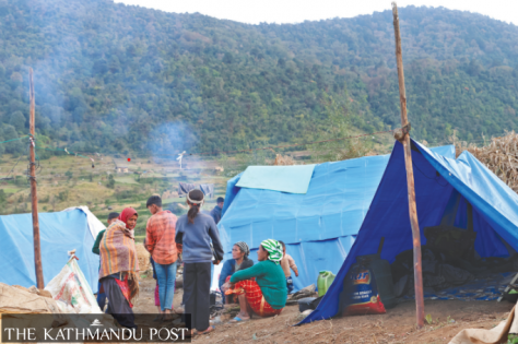 Earthquake victims ill-equipped to survive the cold